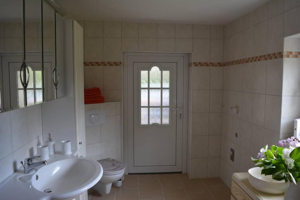 Ferienhaus Huethchen Eichhorst Esterno foto